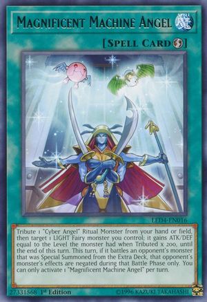 Magnificent Machine Angel (LED4-EN016) - Legendary Duelists: Sisters of the Rose 1st Edition - Premium Yugioh Single from Konami - Just $0.25! Shop now at Game Crave Tournament Store