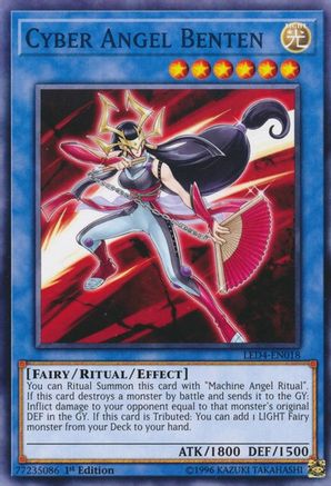 Cyber Angel Benten (LED4-EN018) - Legendary Duelists: Sisters of the Rose 1st Edition - Premium Yugioh Single from Konami - Just $0.08! Shop now at Game Crave Tournament Store