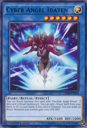 Cyber Angel Idaten (LED4-EN019) - Legendary Duelists: Sisters of the Rose 1st Edition - Premium Yugioh Single from Konami - Just $0.25! Shop now at Game Crave Tournament Store