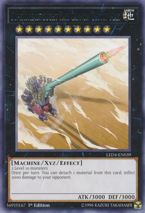 Superdreadnought Rail Cannon Gustav Max (LED4-EN039) - Legendary Duelists: Sisters of the Rose 1st Edition - Premium Yugioh Single from Konami - Just $0.65! Shop now at Game Crave Tournament Store