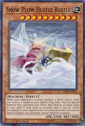 Snow Plow Hustle Rustle (LED4-EN041) - Legendary Duelists: Sisters of the Rose 1st Edition - Premium Yugioh Single from Konami - Just $0.08! Shop now at Game Crave Tournament Store