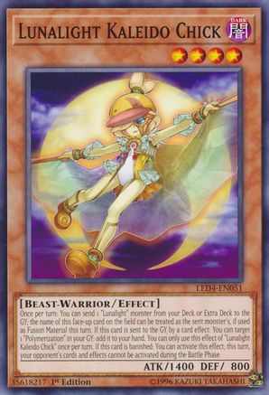 Lunalight Kaleido Chick (LED4-EN051) - Legendary Duelists: Sisters of the Rose 1st Edition - Premium Yugioh Single from Konami - Just $0.25! Shop now at Game Crave Tournament Store