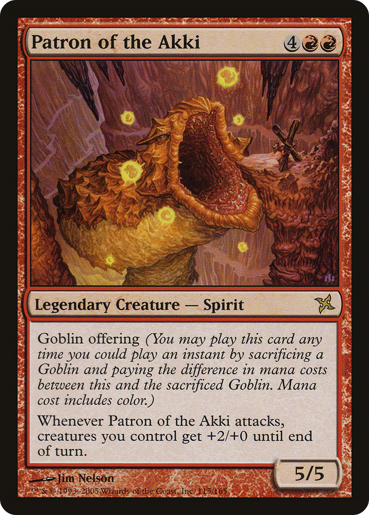 Patron of the Akki (BOK-115) - Betrayers of Kamigawa Foil - Premium MTG Single from Wizards of the Coast - Just $1.08! Shop now at Game Crave Tournament Store