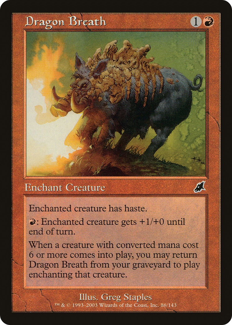 Dragon Breath (SCG-086) - Scourge - Premium MTG Single from Wizards of the Coast - Just $0.08! Shop now at Game Crave Tournament Store