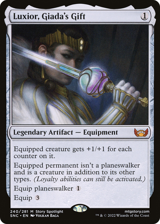 Luxior, Giada's Gift (SNC-240) - Streets of New Capenna - Premium MTG Single from Wizards of the Coast - Just $0.84! Shop now at Game Crave Tournament Store
