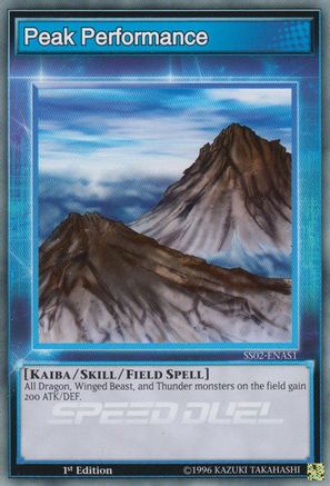 Peak Performance (SS02-ENAS1) - Speed Duel Decks: Duelists of Tomorrow 1st Edition - Premium Yugioh Single from Konami - Just $0.25! Shop now at Game Crave Tournament Store