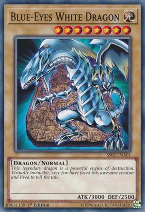 Blue-Eyes White Dragon (SS02-ENA01) - Speed Duel Decks: Duelists of Tomorrow 1st Edition - Premium Yugioh Single from Konami - Just $0.54! Shop now at Game Crave Tournament Store