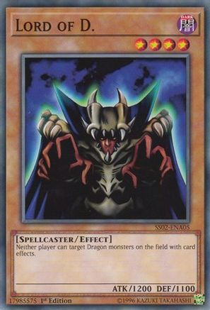 Lord of D. (SS02-ENA05) - Speed Duel Decks: Duelists of Tomorrow 1st Edition - Premium Yugioh Single from Konami - Just $0.31! Shop now at Game Crave Tournament Store
