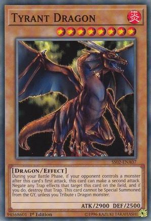Tyrant Dragon (SS02-ENA07) - Speed Duel Decks: Duelists of Tomorrow 1st Edition - Premium Yugioh Single from Konami - Just $1.86! Shop now at Game Crave Tournament Store