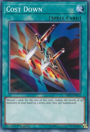 Cost Down (SS02-ENA12) - Speed Duel Decks: Duelists of Tomorrow 1st Edition - Premium Yugioh Single from Konami - Just $0.08! Shop now at Game Crave Tournament Store