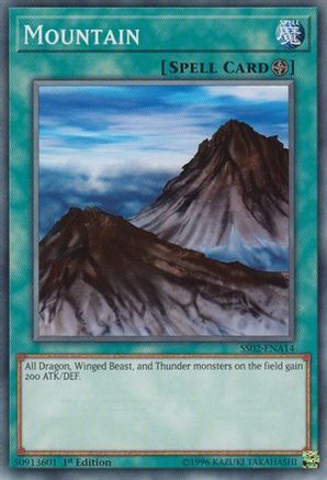 Mountain (SS02-ENA14) - Speed Duel Decks: Duelists of Tomorrow 1st Edition - Premium Yugioh Single from Konami - Just $0.25! Shop now at Game Crave Tournament Store