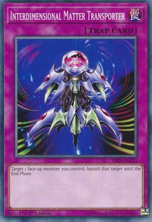 Interdimensional Matter Transporter (SS02-ENA15) - Speed Duel Decks: Duelists of Tomorrow 1st Edition - Premium Yugioh Single from Konami - Just $0.25! Shop now at Game Crave Tournament Store