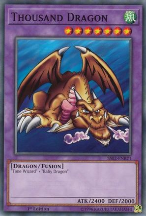 Thousand Dragon (SS02-ENB21) - Speed Duel Decks: Duelists of Tomorrow 1st Edition - Premium Yugioh Single from Konami - Just $0.27! Shop now at Game Crave Tournament Store