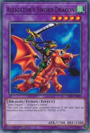 Alligator's Sword Dragon (SS02-ENB22) - Speed Duel Decks: Duelists of Tomorrow 1st Edition - Premium Yugioh Single from Konami - Just $0.26! Shop now at Game Crave Tournament Store