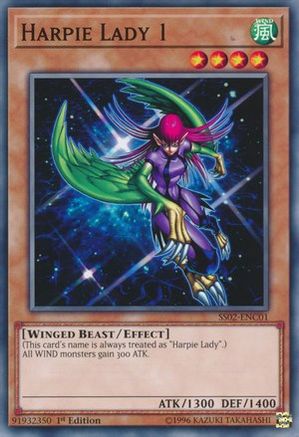 Harpie Lady 1 (SS02-ENC01) - Speed Duel Decks: Duelists of Tomorrow 1st Edition - Premium Yugioh Single from Konami - Just $0.25! Shop now at Game Crave Tournament Store