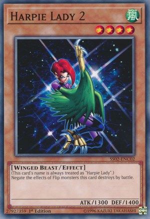 Harpie Lady 2 (SS02-ENC02) - Speed Duel Decks: Duelists of Tomorrow 1st Edition - Premium Yugioh Single from Konami - Just $0.25! Shop now at Game Crave Tournament Store