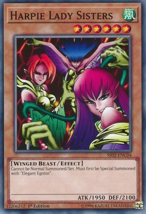 Harpie Lady Sisters (SS02-ENC04) - Speed Duel Decks: Duelists of Tomorrow 1st Edition - Premium Yugioh Single from Konami - Just $0.25! Shop now at Game Crave Tournament Store
