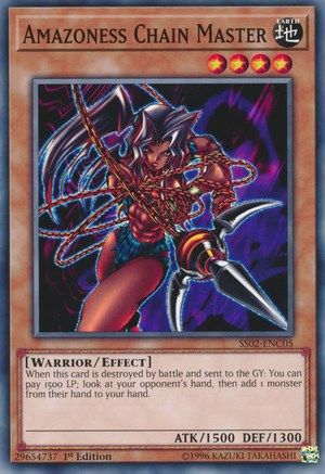 Amazoness Chain Master (SS02-ENC05) - Speed Duel Decks: Duelists of Tomorrow 1st Edition - Premium Yugioh Single from Konami - Just $0.38! Shop now at Game Crave Tournament Store