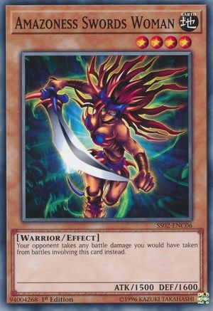 Amazoness Swords Woman (SS02-ENC06) - Speed Duel Decks: Duelists of Tomorrow 1st Edition - Premium Yugioh Single from Konami - Just $0.30! Shop now at Game Crave Tournament Store