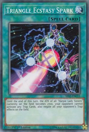 Triangle Ecstasy Spark (SS02-ENC11) - Speed Duel Decks: Duelists of Tomorrow 1st Edition - Premium Yugioh Single from Konami - Just $0.25! Shop now at Game Crave Tournament Store
