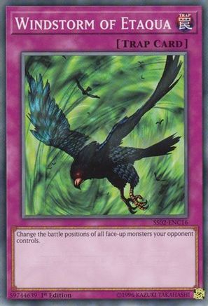 Windstorm of Etaqua (SS02-ENC16) - Speed Duel Decks: Duelists of Tomorrow 1st Edition - Premium Yugioh Single from Konami - Just $0.54! Shop now at Game Crave Tournament Store
