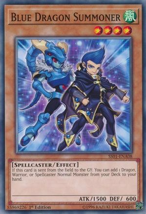 Blue Dragon Summoner (SS01-ENA08) - Speed Duel Decks: Destiny Masters 1st Edition - Premium Yugioh Single from Konami - Just $0.94! Shop now at Game Crave Tournament Store