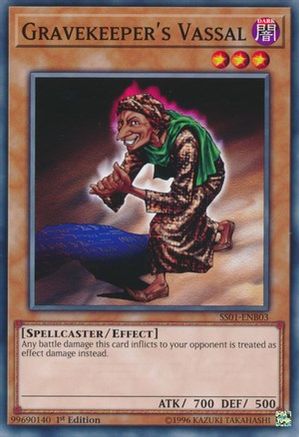 Gravekeeper's Vassal (SS01-ENB03) - Speed Duel Decks: Destiny Masters 1st Edition - Premium Yugioh Single from Konami - Just $0.25! Shop now at Game Crave Tournament Store