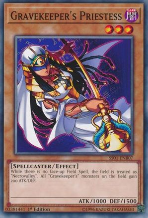 Gravekeeper's Priestess (SS01-ENB07) - Speed Duel Decks: Destiny Masters 1st Edition - Premium Yugioh Single from Konami - Just $0.32! Shop now at Game Crave Tournament Store