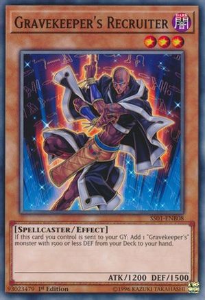 Gravekeeper's Recruiter (SS01-ENB08) - Speed Duel Decks: Destiny Masters 1st Edition - Premium Yugioh Single from Konami - Just $2.22! Shop now at Game Crave Tournament Store