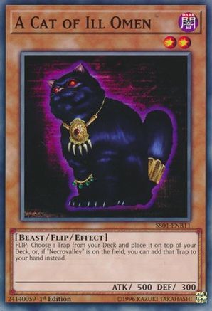 A Cat of Ill Omen (SS01-ENB11) - Speed Duel Decks: Destiny Masters 1st Edition - Premium Yugioh Single from Konami - Just $1.92! Shop now at Game Crave Tournament Store