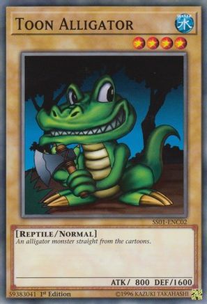 Toon Alligator (SS01-ENC02) - Speed Duel Decks: Destiny Masters 1st Edition - Premium Yugioh Single from Konami - Just $0.26! Shop now at Game Crave Tournament Store