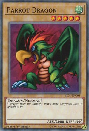 Parrot Dragon (SS01-ENC03) - Speed Duel Decks: Destiny Masters 1st Edition - Premium Yugioh Single from Konami - Just $0.32! Shop now at Game Crave Tournament Store