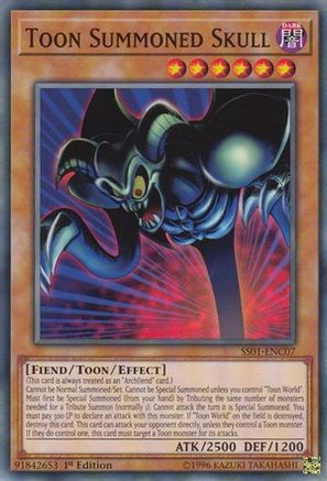 Toon Summoned Skull (SS01-ENC07) - Speed Duel Decks: Destiny Masters 1st Edition - Premium Yugioh Single from Konami - Just $0.26! Shop now at Game Crave Tournament Store