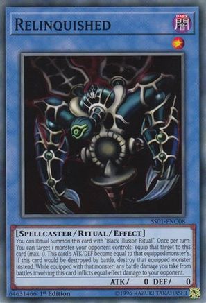 Relinquished (SS01-ENC08) - Speed Duel Decks: Destiny Masters 1st Edition - Premium Yugioh Single from Konami - Just $0.48! Shop now at Game Crave Tournament Store