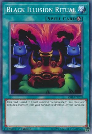Black Illusion Ritual (SS01-ENC09) - Speed Duel Decks: Destiny Masters 1st Edition - Premium Yugioh Single from Konami - Just $0.08! Shop now at Game Crave Tournament Store