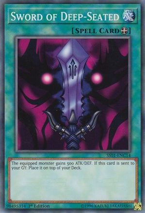 Sword of Deep-Seated (SS01-ENC14) - Speed Duel Decks: Destiny Masters 1st Edition - Premium Yugioh Single from Konami - Just $0.26! Shop now at Game Crave Tournament Store