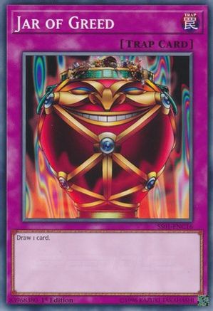 Jar of Greed (SS01-ENC16) - Speed Duel Decks: Destiny Masters 1st Edition - Premium Yugioh Single from Konami - Just $0.63! Shop now at Game Crave Tournament Store