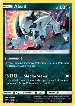 Absol 88/181 - Team Up Holofoil - Premium Pokemon Single from Nintendo - Just $0.15! Shop now at Game Crave Tournament Store