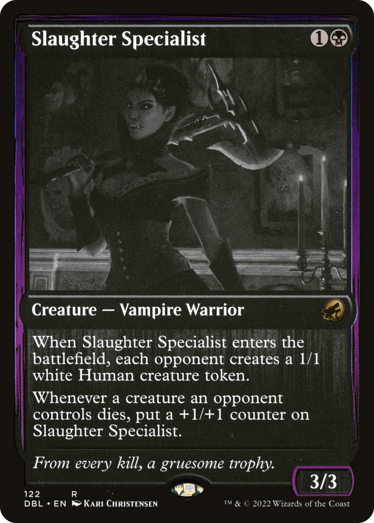 Slaughter Specialist (DBL-122) - Innistrad: Double Feature Foil - Premium MTG Single from Wizards of the Coast - Just $1.20! Shop now at Game Crave Tournament Store