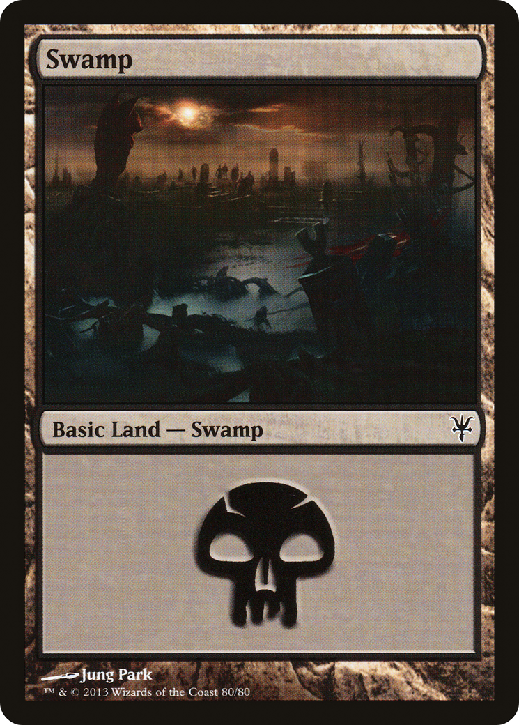 Swamp (DDK-080) - Duel Decks: Sorin vs. Tibalt - Premium MTG Single from Wizards of the Coast - Just $0.08! Shop now at Game Crave Tournament Store