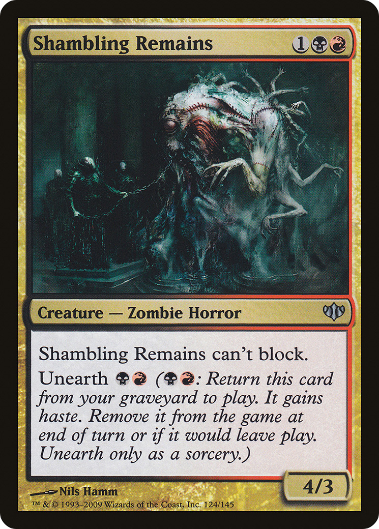 Shambling Remains (CON-124) - Conflux Foil - Premium MTG Single from Wizards of the Coast - Just $0.11! Shop now at Game Crave Tournament Store