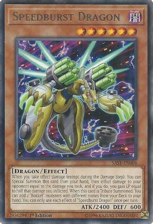 Speedburst Dragon (SAST-EN006) - Savage Strike Unlimited - Premium Yugioh Single from Konami - Just $0.25! Shop now at Game Crave Tournament Store