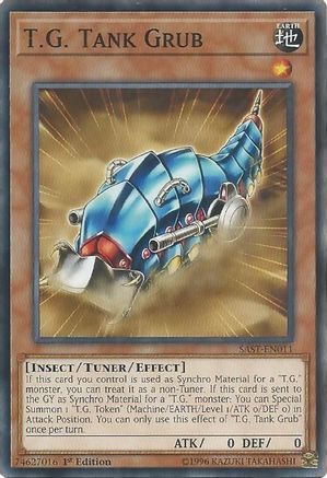 T.G. Tank Grub (SAST-EN011) - Savage Strike Unlimited - Premium Yugioh Single from Konami - Just $0.25! Shop now at Game Crave Tournament Store