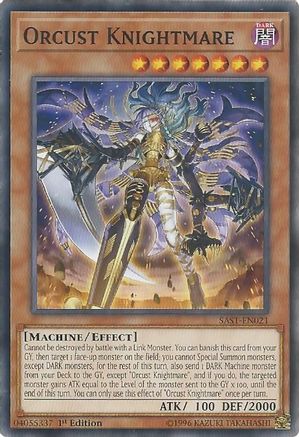 Orcust Knightmare (SAST-EN021) - Savage Strike 1st Edition - Premium Yugioh Single from Konami - Just $0.35! Shop now at Game Crave Tournament Store