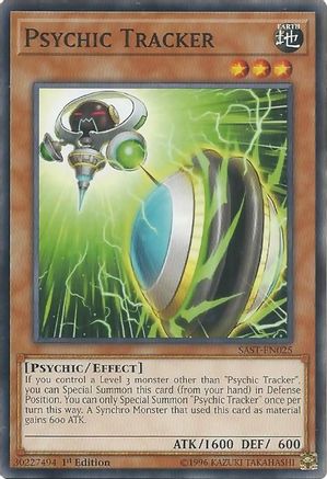 Psychic Tracker (SAST-EN025) - Savage Strike 1st Edition - Premium Yugioh Single from Konami - Just $0.25! Shop now at Game Crave Tournament Store