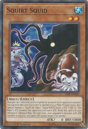 Squirt Squid (SAST-EN029) - Savage Strike Unlimited - Premium Yugioh Single from Konami - Just $0.25! Shop now at Game Crave Tournament Store