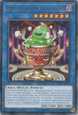 Impcantation Chalislime (SAST-EN032) - Savage Strike Unlimited - Premium Yugioh Single from Konami - Just $0.25! Shop now at Game Crave Tournament Store