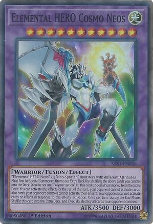 Elemental HERO Cosmo Neos (SAST-EN036) - Savage Strike Unlimited - Premium Yugioh Single from Konami - Just $0.84! Shop now at Game Crave Tournament Store