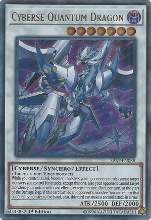 Cyberse Quantum Dragon (SAST-EN038) - Savage Strike Unlimited - Premium Yugioh Single from Konami - Just $0.86! Shop now at Game Crave Tournament Store