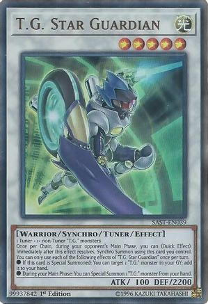 T.G. Star Guardian (SAST-EN039) - Savage Strike 1st Edition - Premium Yugioh Single from Konami - Just $0.68! Shop now at Game Crave Tournament Store